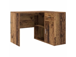 Escritorio | Mesa | Escritorio esquinero con cajón, madera antigua, 102 x 88 x 75 cm