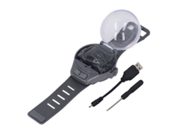Mini Coche De Juguete Con Control Remoto De 2,4 Ghz Y 30 M, Recargable, Con Pulsera De Silicona, Para Niños De 3 Años En Adelante (gris).