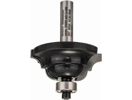 Fresa BOSCH para Bordes D - 8 mm - R1 6.3 mm - B 15 mm - L 18 mm - G 60 mm