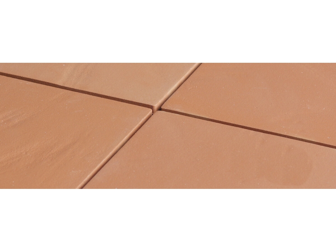 Baldosa de terracota hecha a mano de 15x30x1,4 cm / 13 unidades (0,58 m²) / Naranja