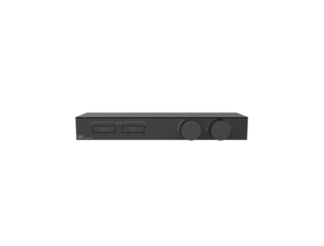 GESSI HI-FI, juego de montaje para termostato de alto rendimiento 3/4, accionamiento por pulsador, repisa, cristal de seguridad templado, montaje hori