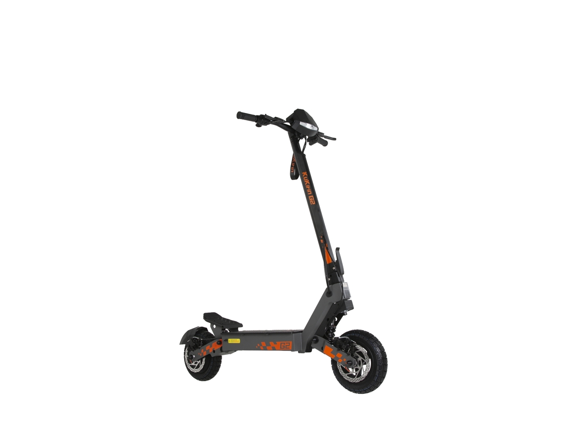 Patinete eléctrico Kukirin G2 plegable, 800 W, 48 V, 15 Ah, 45 km/h, alcance de 55 km, frenos de disco delanteros y traseros (2025)