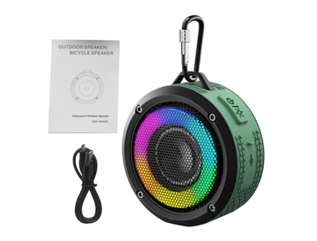 Altavoz Usb que carga Ipx7 a prueba de agua fácil funciona la luz llevada Bluetooth Sonido de alta definición