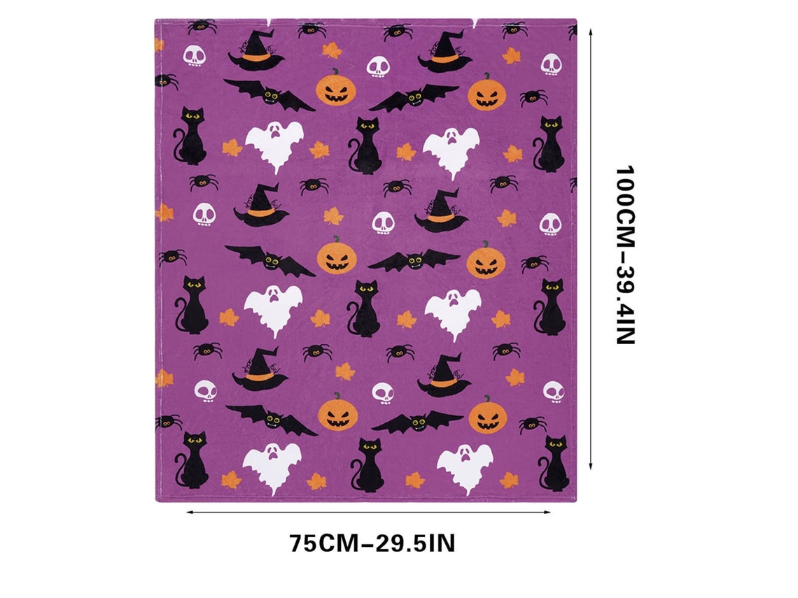 Manta De Halloween Con Diseño De Fantasma