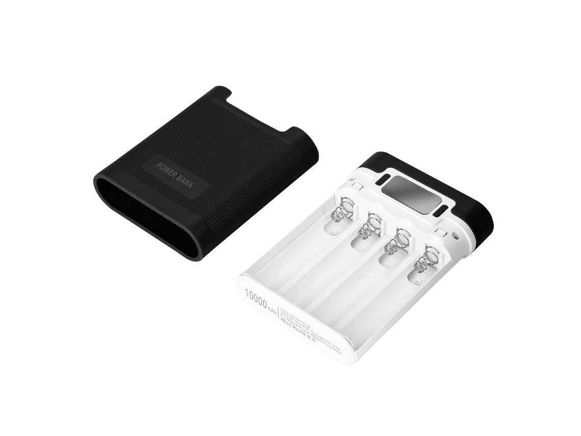 Kit De Banco De Energía (pantalla Digital Sin Soldadura, Carga De 4 Celdas 18650)