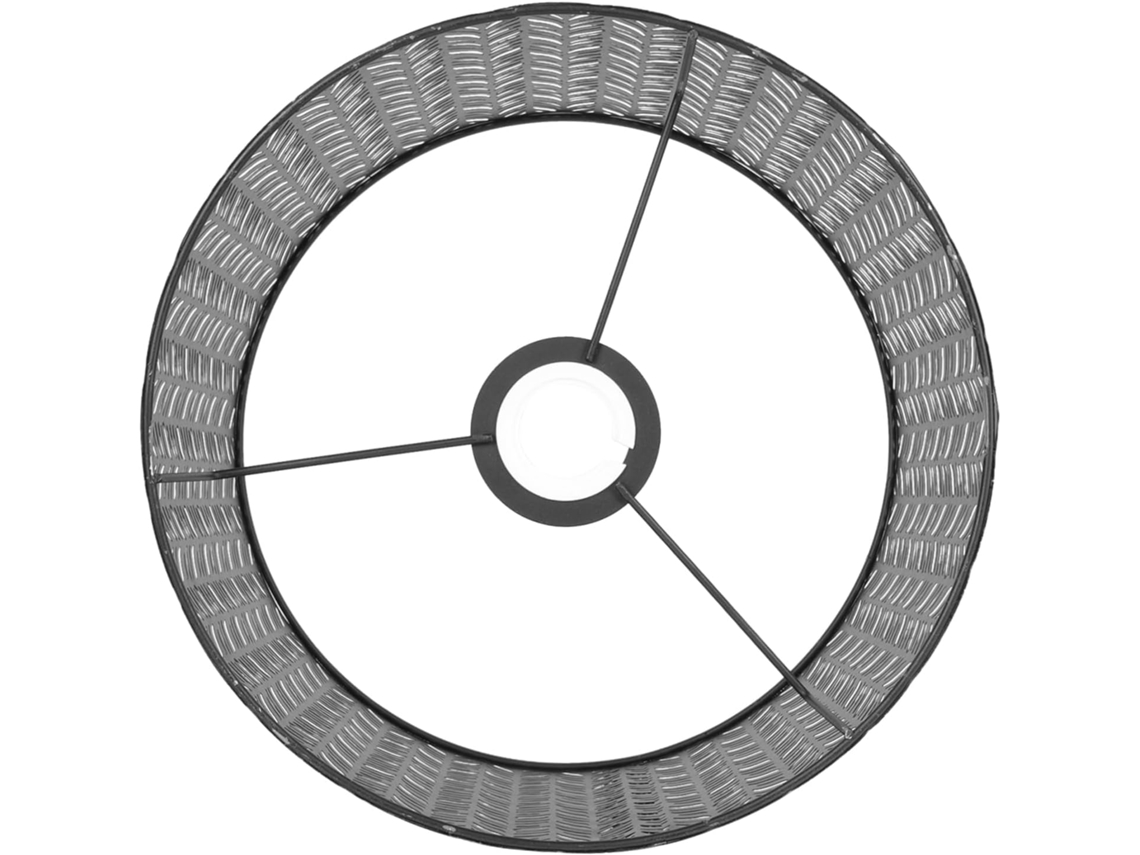 Lámpara De Mesa De Hierro Negro Con Casquillo E27 Y E14.