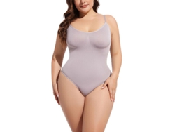 Body de malla con control abdominal y tirantes suaves, modelo 2026, ideal para ir de compras, citas y ocasiones cotidianas.