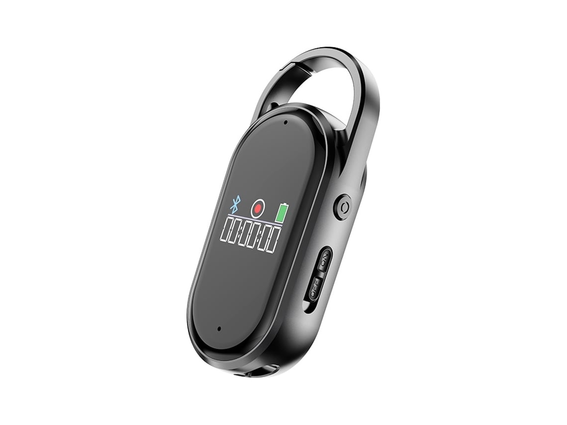 Grabadora De Voz Con Clip Y Mosquetón, Ia, Gpt, Deepseek, Transcripción - 64 Gb (negro)