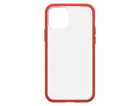 Carcasa iPhone 12 Y 12 Pro OTTERBOX Rojo«Transparente