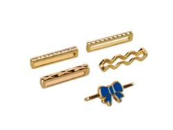 Anillos Decorativos De Diamantes De Imitación Para Correas De Reloj De Silicona De 20-22 Mm - Chapados En Oro
