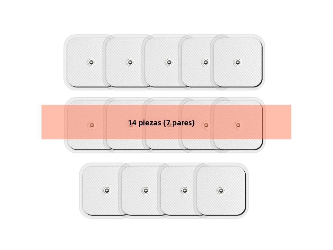 (14 Parches De Electrodos Adhesivos Para Estimuladores Musculares De Forma Cuadrada) Como