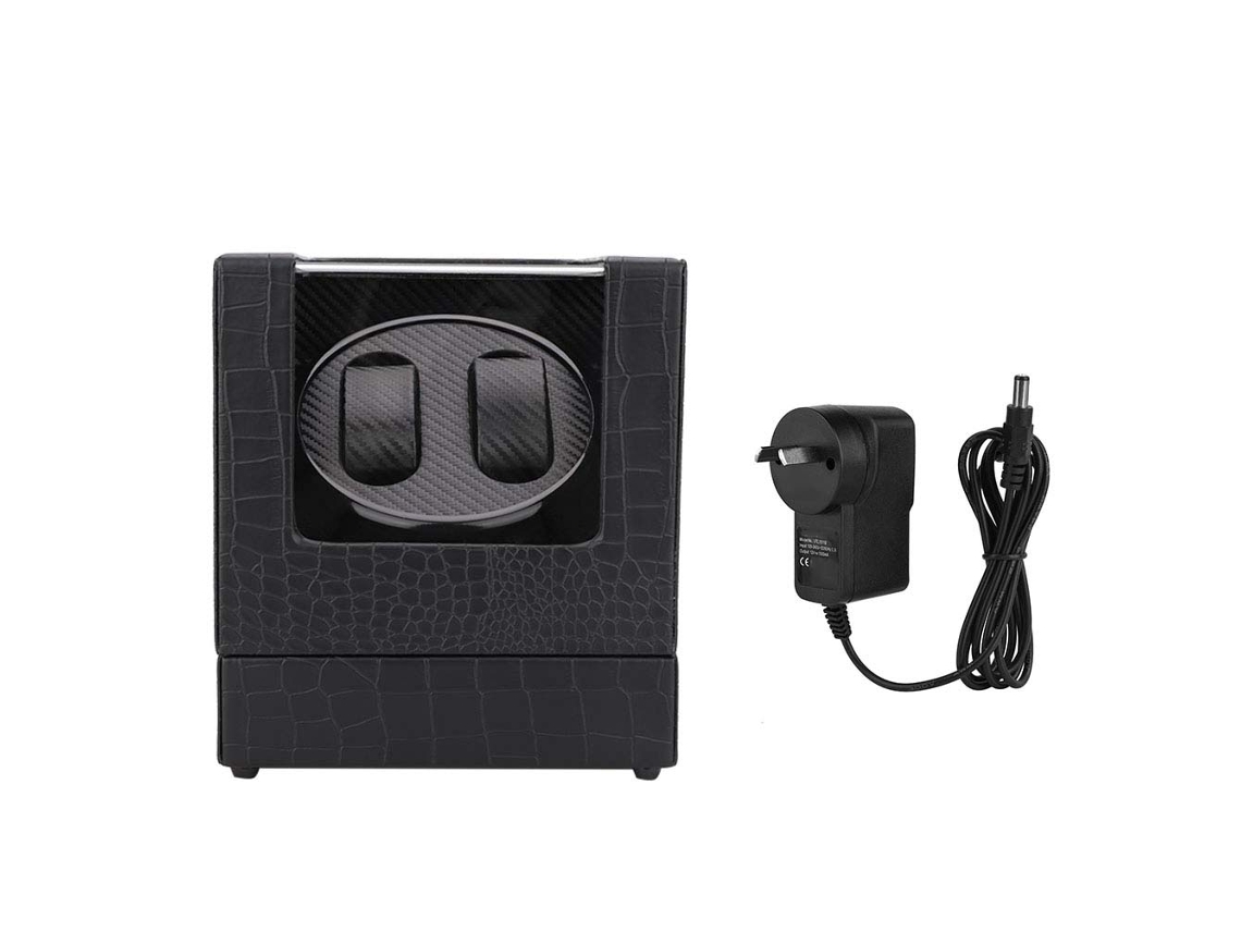Caja de cuerda automática para relojes mecánicos 20 de fibra de carbono