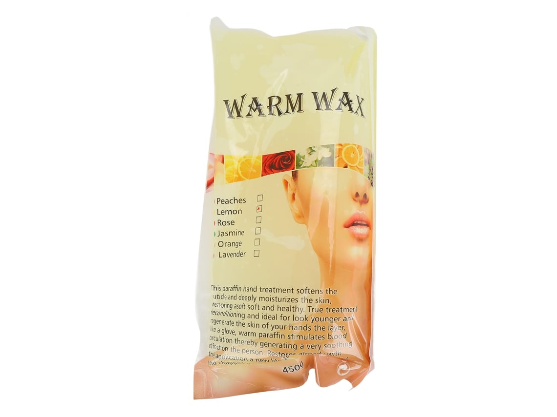 Recargas De Cera De Paraffina Para Máquina 450g Limão Para Mãos E Pés Com Hidratação Profunda E Termoterapia