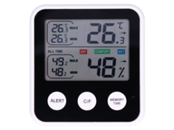 Medidor Digital De Temperatura Y Humedad Con Pantalla Lcd, Termómetro E Higrómetro Para Uso En Interiores.