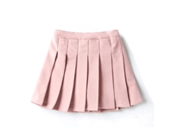 2026-falda Corta Plisada De Tenis Para Niñas Con Cintura Alta Y Cremallera, Talla 170cm (15-16 Años)