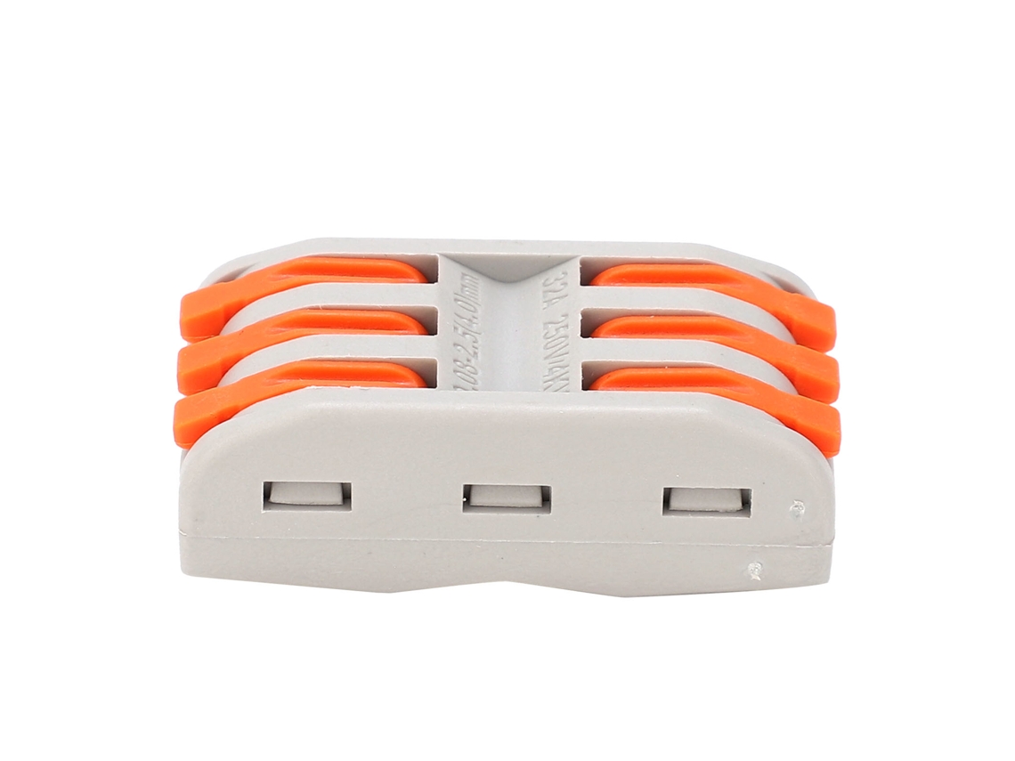 5 Unidades De Terminales Spl, Conectores De Abrazadera De Bloque De Cable De Conductor Rápido Para Cables Flexibles/rígidos