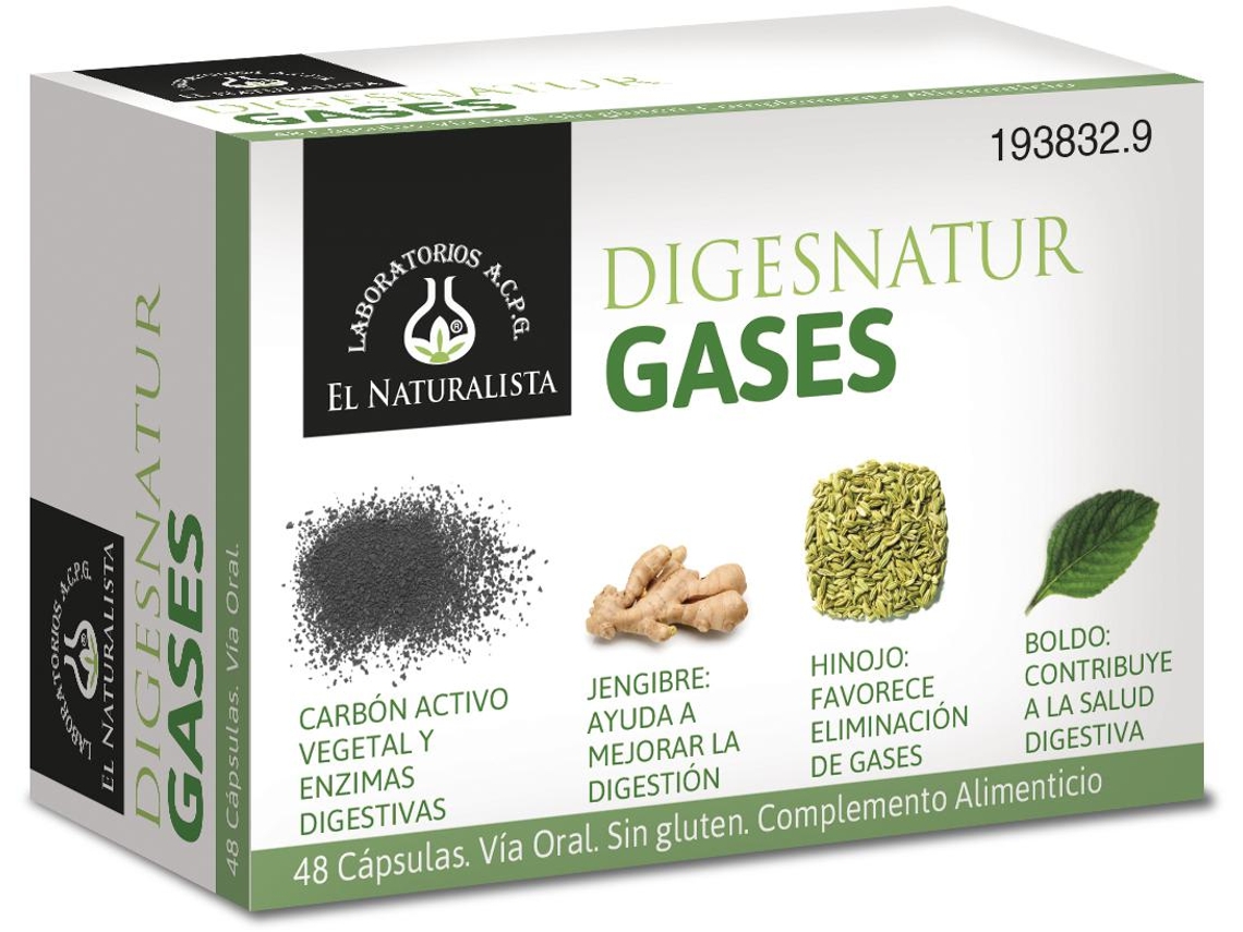 Suplemento Alimentar EL NATURALISTA Digesnaturases (650 Mg)