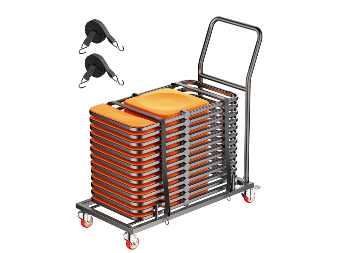 Juego de Soporte para Silla Plegable con Ruedas hasta 25 Unidades Tekmaquinas