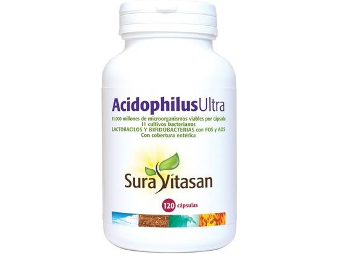 Complemento Alimentar SURA VITASAN Acidophilus Ultraulas (180 Comprimidos)