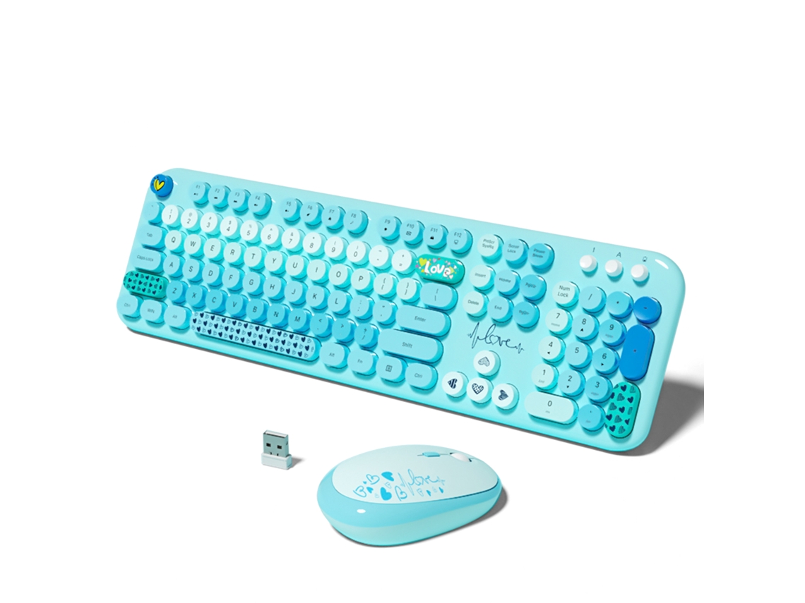 Conjunto De Teclado Y Ratón Inalámbrico Mofii De 104 Teclas Usb Para Portátiles Y Ordenadores De Sobremesa De Oficina
