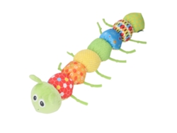 Peluche musical interactivo para bebés con serpiente de cascabel, luces y regla de medición.
