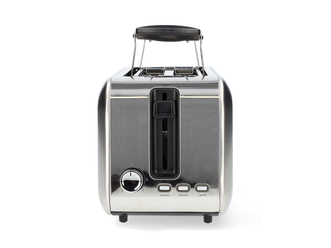 Tostadora con 7 niveles de tostado 1450w Plata Nedis