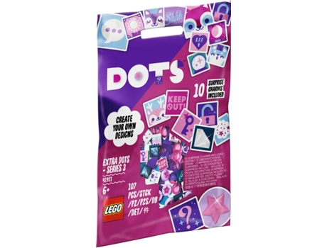 LEGO Dots Extra: Serie 3 (Edad Mínima: ‍6 - 107 Piezas)