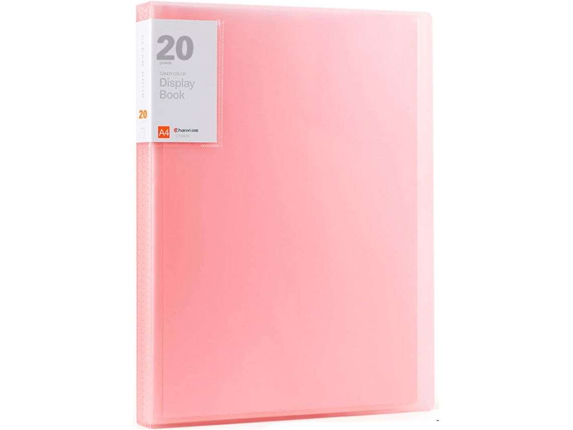 Carpeta De Presentación De Gran Capacidad Con 4 Organizadores De Papel, 80 Páginas.
