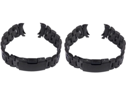 2 Piezas Correa Reloj Acero Inoxidable 20 Reemplazo Correas Banda Mm