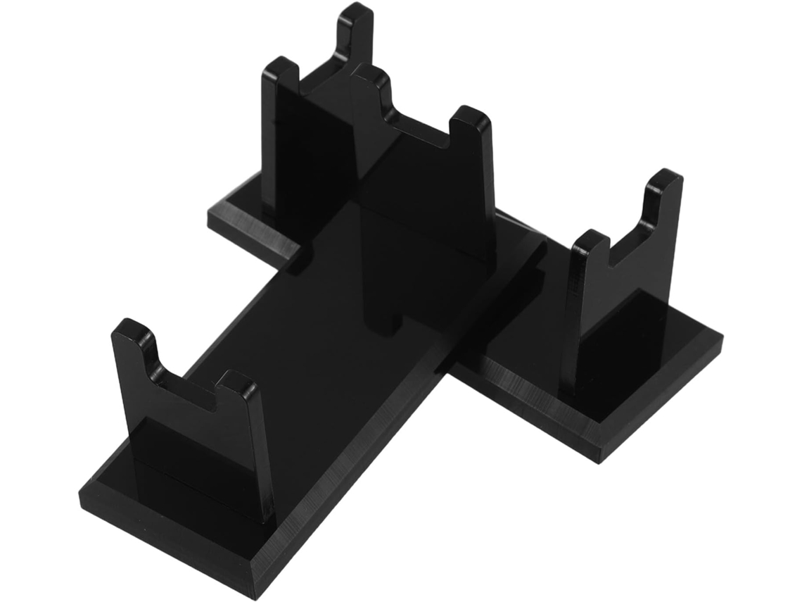 2 Pièces Soporte De Rasoir Para Homme Acrylique Organisateur Stable Y Portátil De Sécurité Y Bl...
