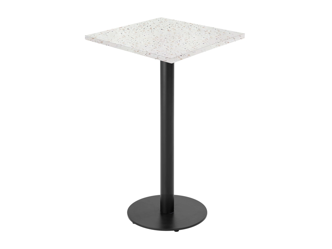 Mesa Alta 60x60 cm en Aglomerado con Recubrimiento de Melamina Oviala