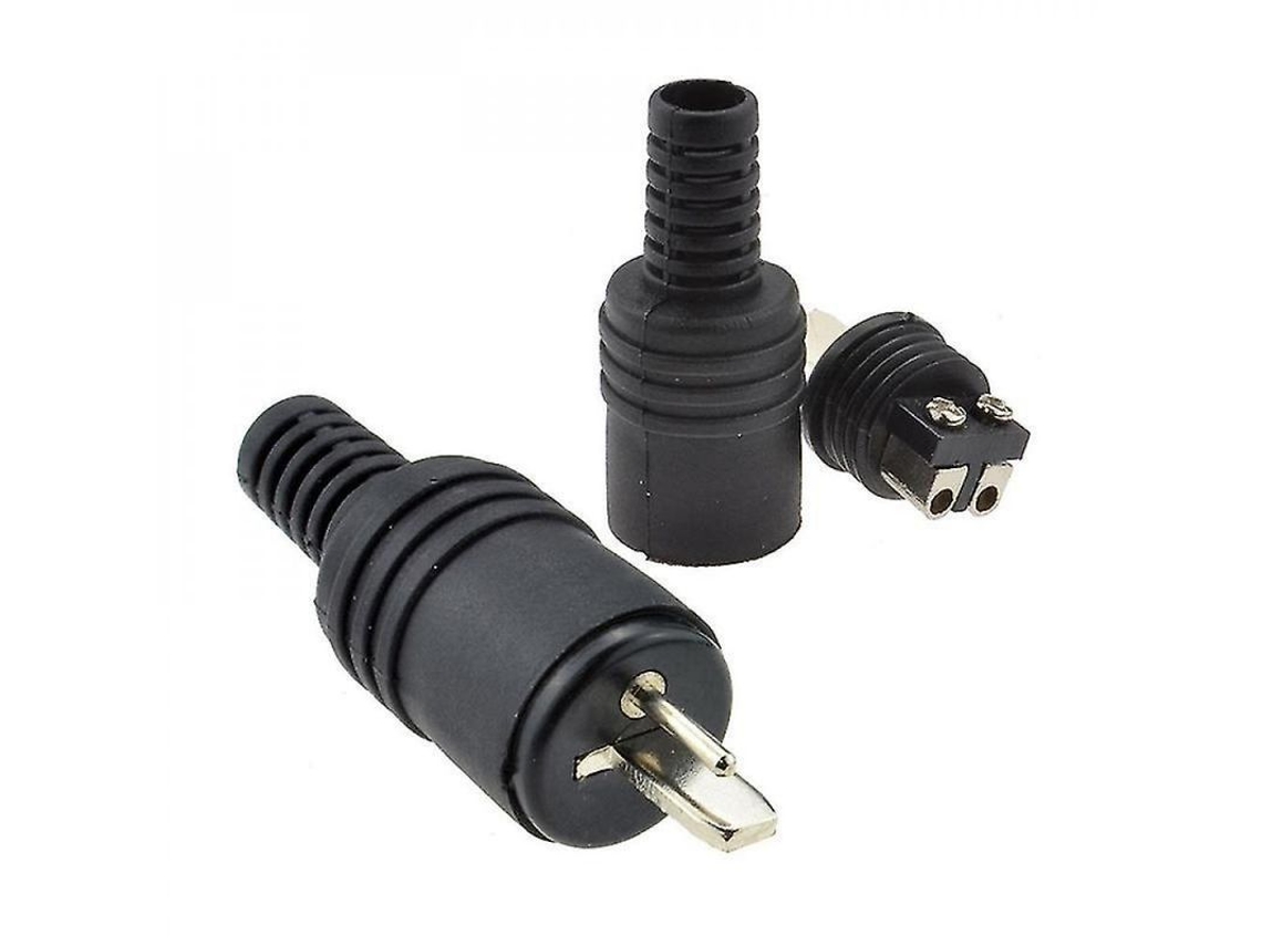 2026-conector De Altavoz De 2 Pines Din Plug Con Terminales De Tornillo 2 Paquete Wxc
