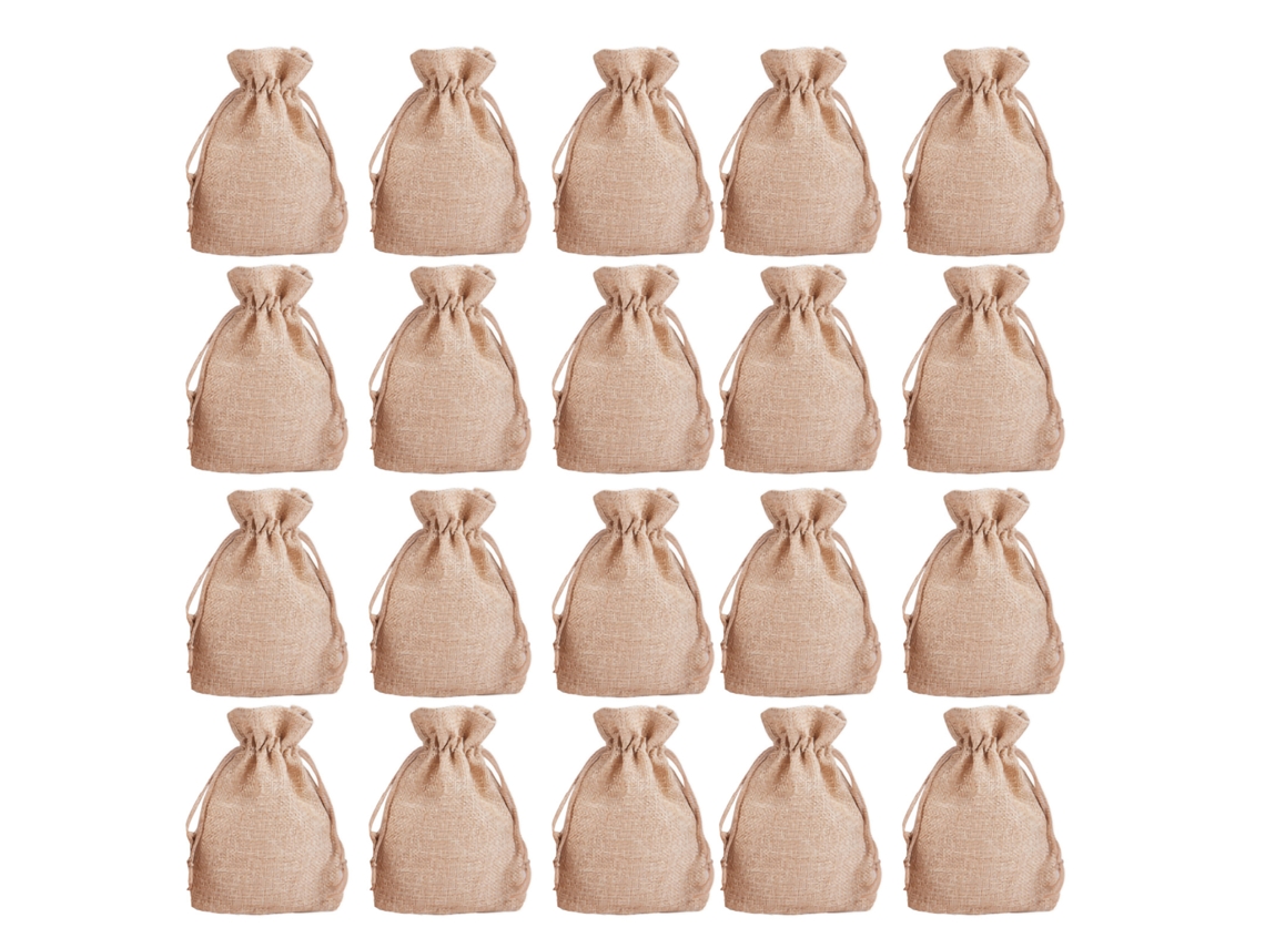 Bolsas de algodón con cordón (duraderas, almacenamiento sencillo)