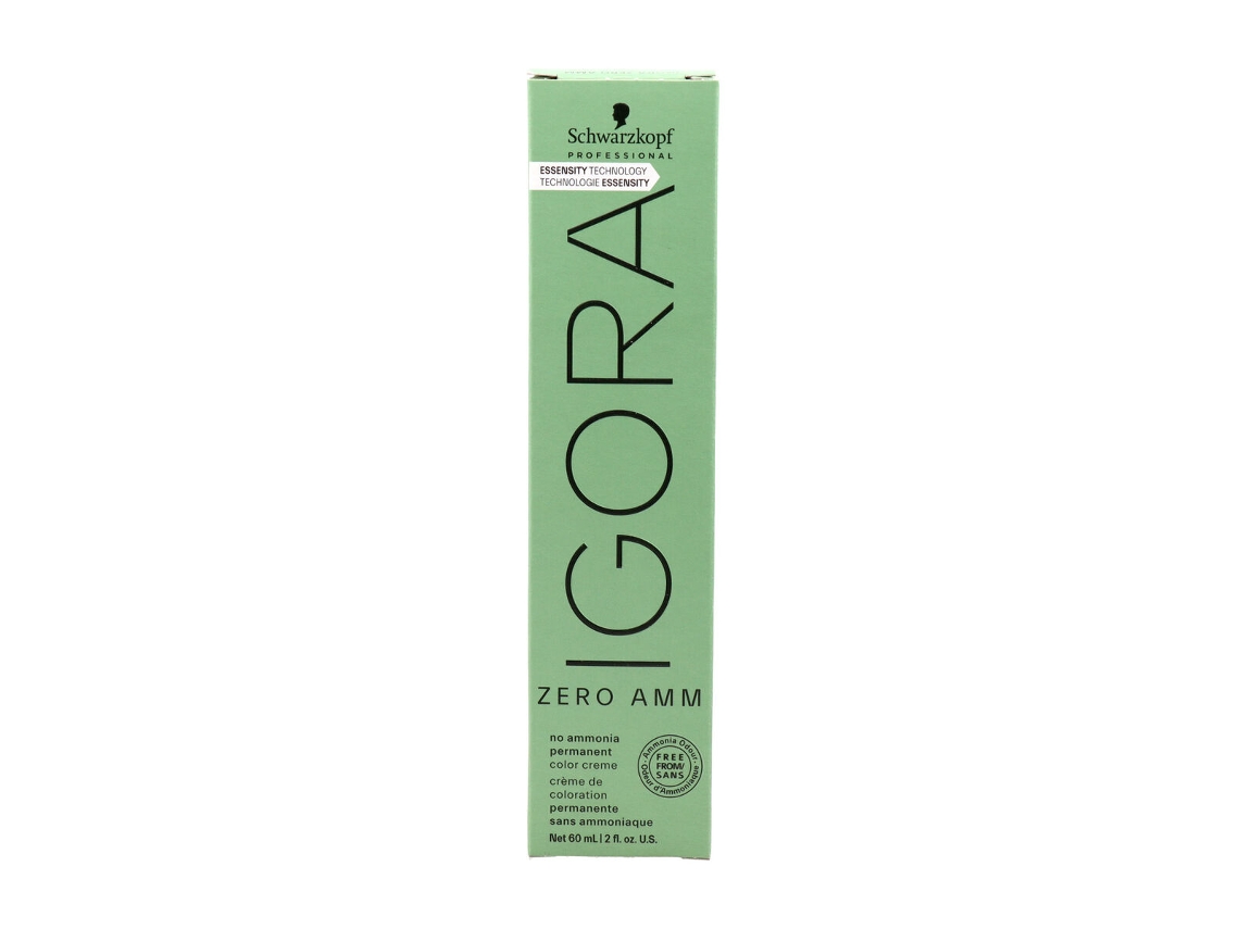 Tinte Permanente SCHWARZKOPF Igora Zero Amm Castaño Claro nº 5-88 Rojo Intenso 60 ml