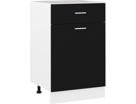 Mueble de cocina VIDAXL Negro Madera contrachapada (50x46x81.5)