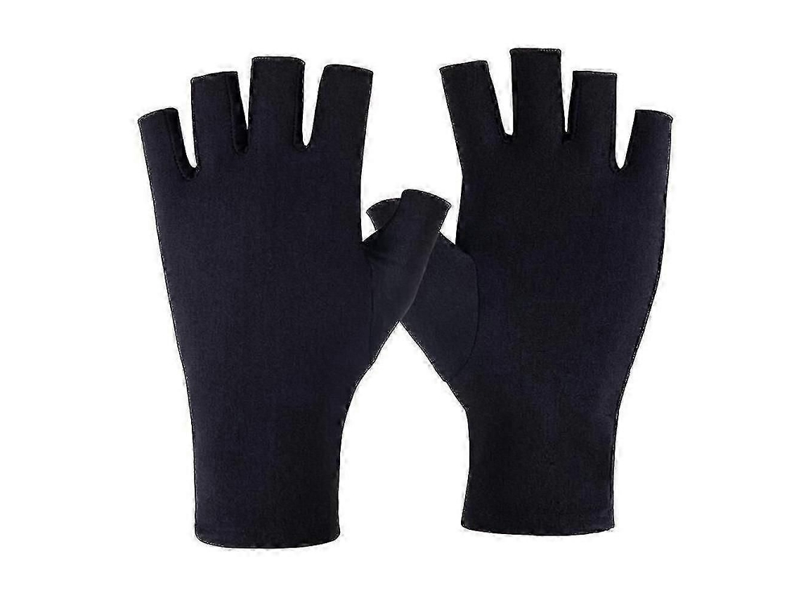 Proteção Uv Luvas de Meio Dedo Manicure Gel Gel Lâmpada de Unha Dirigindo Luvas Esportivas GOKOCO