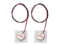 2 Ventiladores De Refrigeración Led Transparentes 2510 De 24 V Para Extrusor De Impresora 3d V6