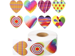500 pegatinas de corazones - Decoración para San Valentín y Scrapbooking NEVEANCE