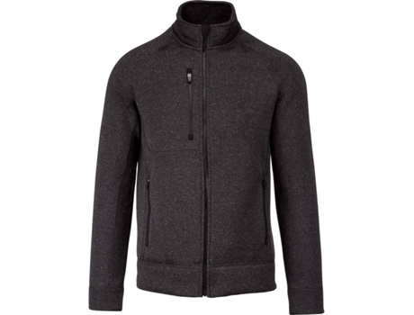 Chaqueta para Hombre KARIBAN Zip Gris para Outdoor (XXL)