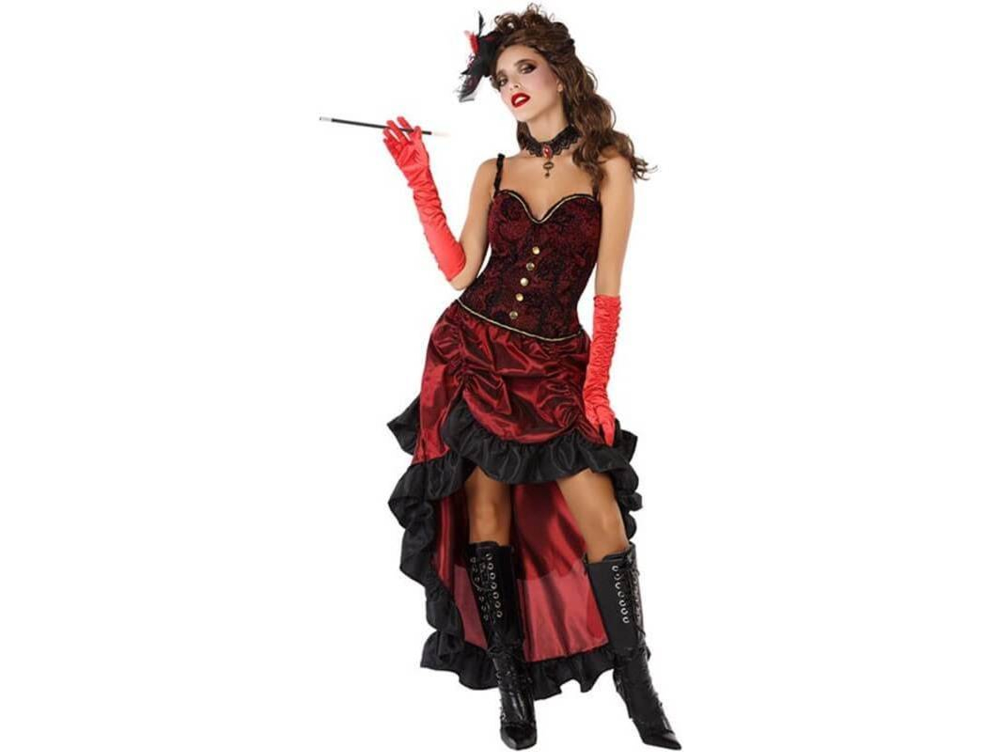 Disfraz de Mujer DISFRAZZES Cabaretera (Talla: S)