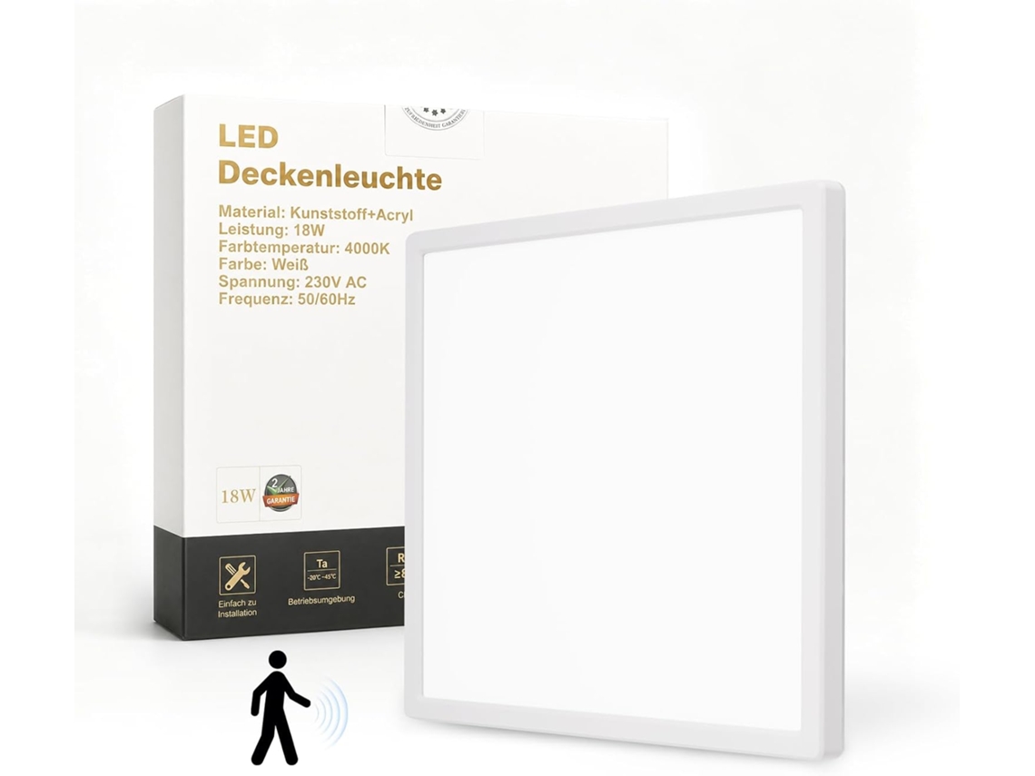 Plafón Led Nettlife Diseño Moderno 18w Blanco