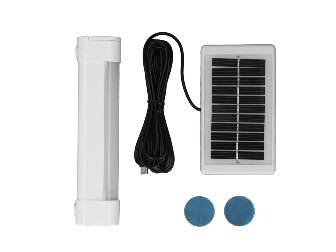 Bj-lâmpada De Camping Led Tubular Com Painel Solar Impermeável Recarregável Usb Para Emergências Ao Ar Livre