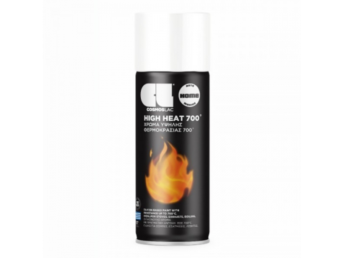 Spray Pintura Anticalorica High Heat 700 ºc 400 Ml (Blanco N352)
