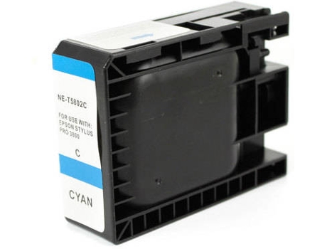 Cartucho para Epson t5802 Cian Tinta de Pigmento c13t580200