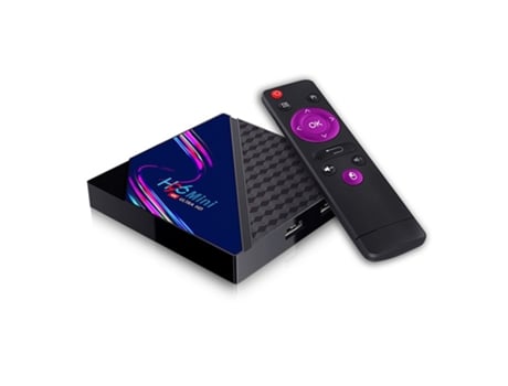Box Smart Tv H96 Mini V8 Rk3228a 4k con control remoto por infrarrojos Soporte 1080p Wifi Quad Core Enchufe de la UE 1 + 8 gb