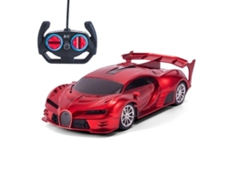Coche teledirigido con batería de litio, tracción en las cuatro ruedas, iluminación inalámbrica, deportivo, juguete Panoona
