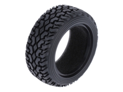 4 Neumáticos De Goma Para Coches De Rally Rc A Escala 1/10, Compatibles Con Trx, Hsp, Tamiya, Hpi Y Kyosho. Neumáticos Granulados Duraderos.
