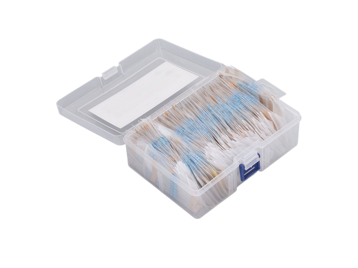 2026velora-set De Resistencias De Película Metálica 860pcs 86 Valores 0.5w 0.1rω A 10mω