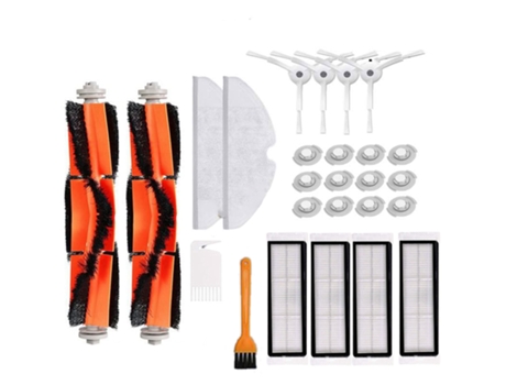 2X filtro Hepa de cepillo lateral principal adecuado para Xiaomi Vacuum 2 Roborock S50 Xiaomi Roborock Mi Robot filtros de piezas