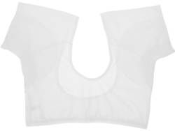 Chaleco Absorbente De Sudor De Algodón Blanco Para Axilas, Almohadilla Lavable.